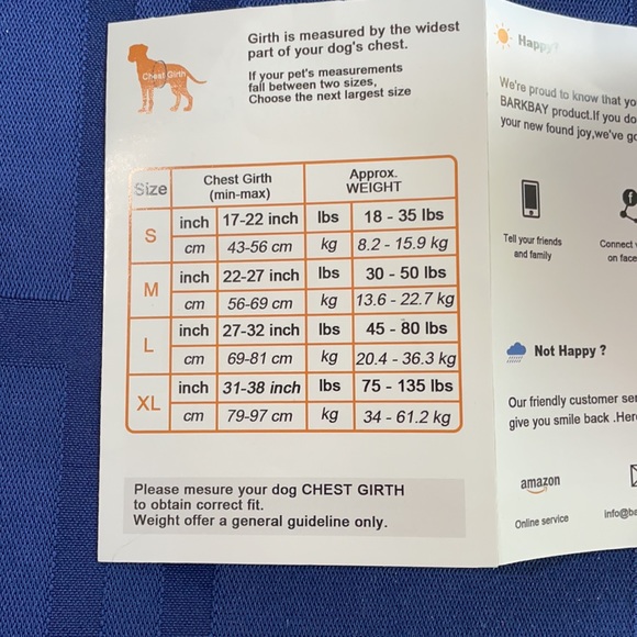 BARKBAY Lavender Dog Harness LARGE - Picture 6 of 6